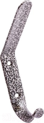 Изображение товара Крючок для одежды Металлист №4 (пол серебро)