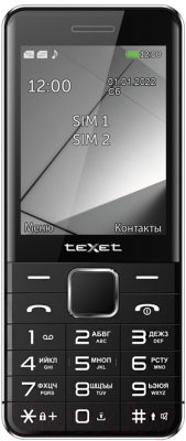 Мобильный телефон Texet TM-425 (черный)