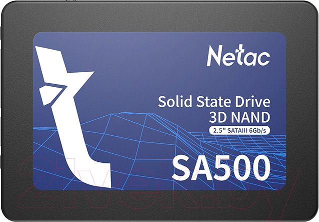 SSD диск Netac SA500 128GB (NT01SA500-128-S3X)