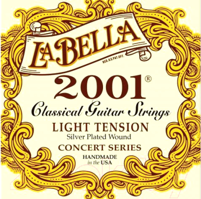 Струны для классической гитары La Bella 2001L Light