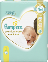 Подгузники детские Pampers Premium Care 1 Newborn (66шт) - 