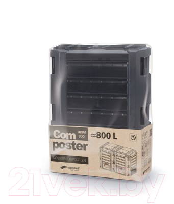 Компостер Prosperplast Module compogreen IKSM800C-S411 (черный)