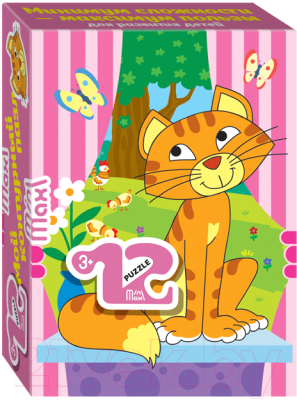 Изображение товара Пазл Step Puzzle Mini-maxi Кошечка / 86002 (12эл)