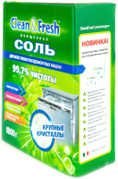 Соль для посудомоечных машин Clean & Fresh Гранулированная (1.8кг) - 