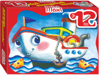 Пазл Step Puzzle Mini-maxi Пароходик / 87004 (12эл) -