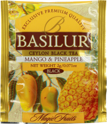 Чай пакетированный Basilur НRC Magic Fruits Mango and Pineapple (100пак)