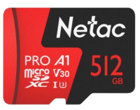 Карта памяти Netac P500 Extreme Pro 512GB (NT02P500PRO-512G-R) (с адаптером) - 