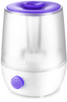 Ультразвуковой увлажнитель воздуха Kitfort KT-2842-1 (белый/фиолетовый) - 