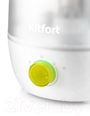 Ультразвуковой увлажнитель воздуха Kitfort KT-2842-2 (белый/салатовый)