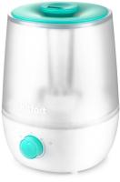Ультразвуковой увлажнитель воздуха Kitfort KT-2842-3 (белый/бирюзовый) - 