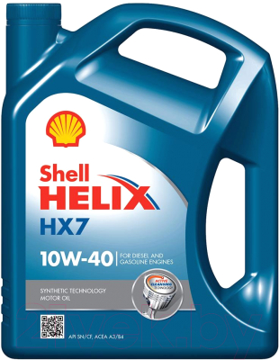 Моторное масло Shell Helix HX7 10W40 (5л)