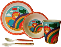 

Набор посуды для кормления Fisher-Price, Веселые зверята / OXI212261-2