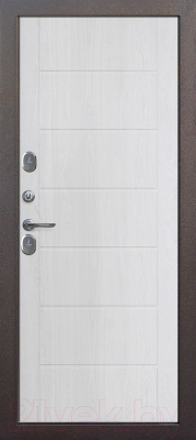 Входная дверь Гарда Isoterma Астана милки (86x205, левая)