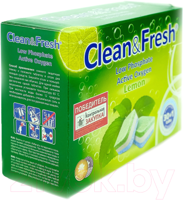Изображение товара Таблетки для посудомоечных машин Clean & Fresh All in 1 (31шт)
