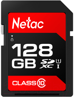 Карта памяти Netac P600 SDXC 128GB U1/C10 (NT02P600STN-128G-R)