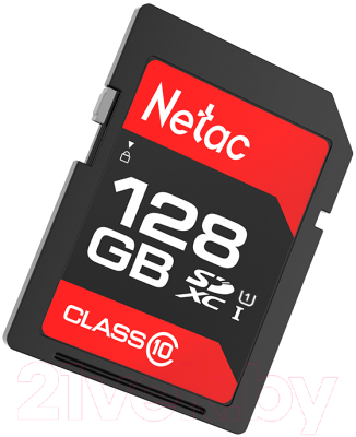 Карта памяти Netac P600 SDXC 128GB U1/C10 (NT02P600STN-128G-R)