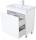Миниатюра изображения товара Тумба с умывальником Briz Риччи Фостер 80 / 360 03-08080-06 00 БЕЛ