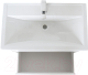 Миниатюра изображения товара Тумба с умывальником Briz Риччи Фостер 80 / 360 03-08080-06 00 БЕЛ
