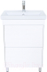 Миниатюра изображения товара Тумба с умывальником Briz Риччи Фостер 60 / 360 03-08060-06 00 БЕЛ