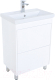 Миниатюра изображения товара Тумба с умывальником Briz Риччи Фостер 60 / 360 03-08060-06 00 БЕЛ