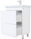 Миниатюра изображения товара Тумба с умывальником Briz Риччи Фостер 60 / 360 03-08060-06 00 БЕЛ