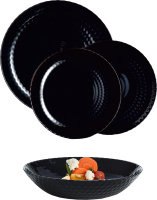Набор тарелок Luminarc Pampille Q6157 (18пр, черный) - 