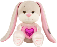 Мягкая игрушка Jack&Lin Зайка с розовым сердцем / JL-051901-25-2 - 