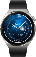 Умные часы Huawei Watch GT 3 Pro 46mm ODN-B19 (черный, каучуковый ремешок) - 