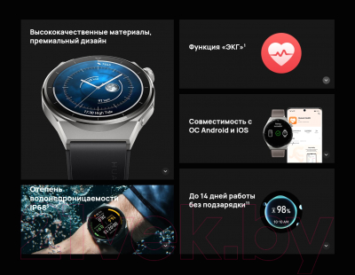 Умные часы Huawei Watch GT 3 Pro FRG-B19 (белый, керамический корпус)