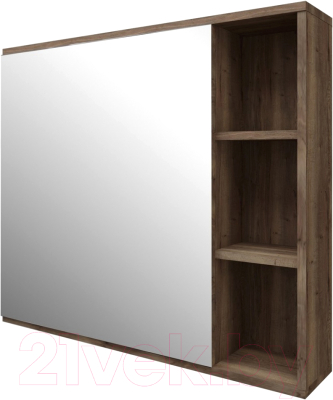 Шкаф с зеркалом для ванной Grossman Форта 80 / 2080022