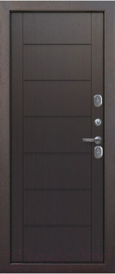 Входная дверь Гарда Isoterma Темный кипарис (96x205, правая)