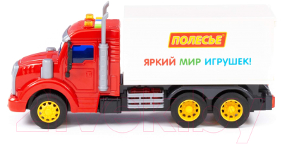 Фургон игрушечный Полесье Профи инерционный со светом и звуком / 93455