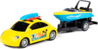 Автомобиль игрушечный Полесье Турне с катером на прицепе / 92540 - 