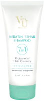 Шампунь для волос Von-U Keratin Rehab (200мл) - 