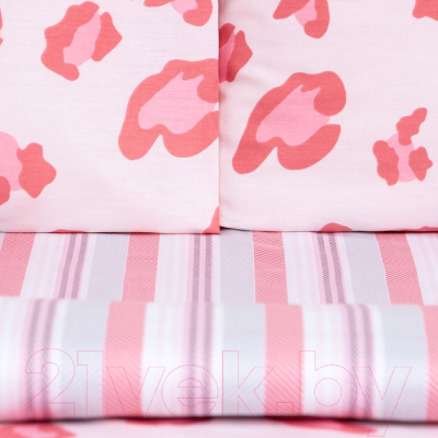 Комплект постельного белья Love Life Pink Leopard / 7841028