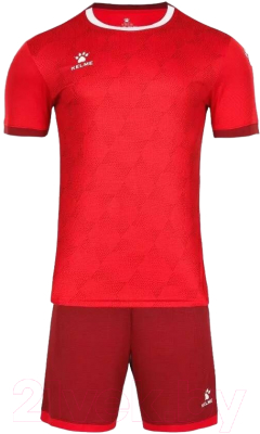 Футбольная форма Kelme Short-sleeved Football Suit/ 8151ZB1001-600 (L, красный)