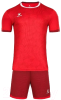 Футбольная форма Kelme Short-Sleeved Football Suit / 8151ZB1001-600 (M, красный) - 