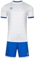 Футбольная форма Kelme Short-Sleeved Football Suit / 8151ZB1001-100 (L, белый) - 