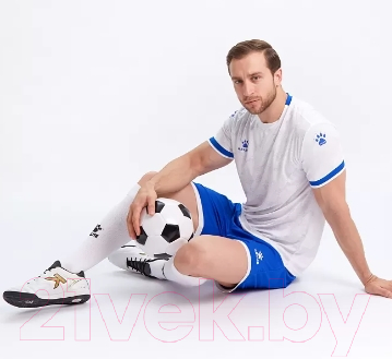 Футбольная форма Kelme Short-Sleeved Football Suit / 8151ZB1001-100 (L, белый)