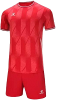 Футбольная форма Kelme Short-sleeved Football Suit / 8251ZB1007-600 (L, красный) - 