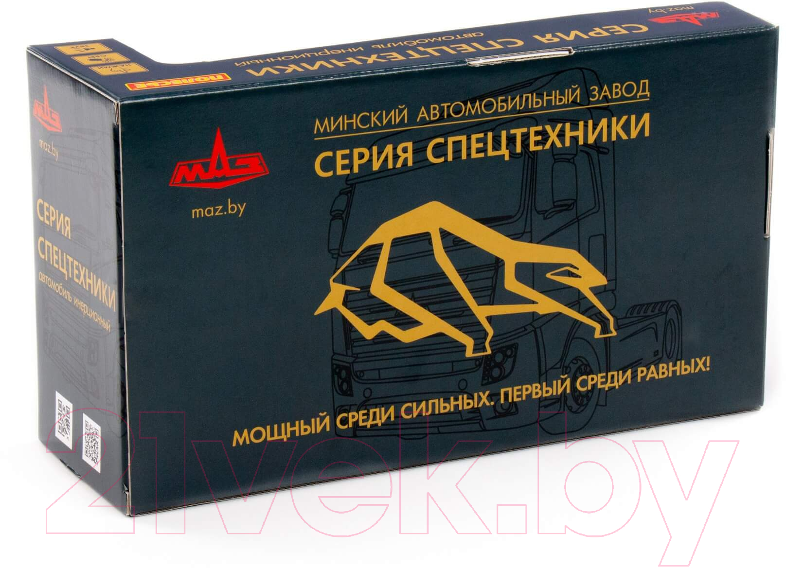 Фургон игрушечный Полесье МАЗ инерционный со звуком и светом / 94131 — фото 5
