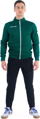 Спортивный костюм Kelme Tracksuit / 3771200-311 (M, зеленый/черный)