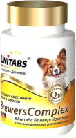 Кормовая добавка для животных Unitabs U203 UT BrewersComplex с Q10 для мелких собак (100шт) - 