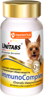 Кормовая добавка для животных Unitabs U206 UT ImmunoComplex с Q10 для мелких собак (100шт) - 