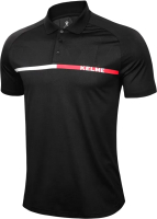 Футболка спортивная Kelme Short Sleeve Polo Shirt / 8153PL1005-000 (M, черный) - 