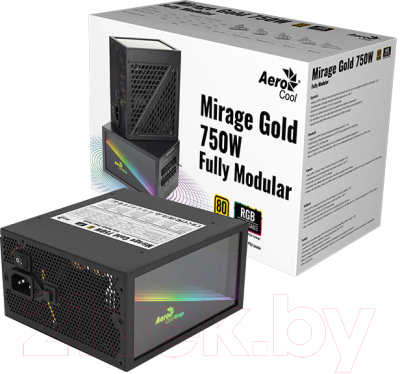 Блок питания для компьютера AeroCool Mirage Gold Fully Modular 750W
