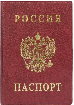 Обложка на паспорт DPS Россия / 2203.В-103 (бордовый)