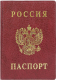 Обложка на паспорт DPS Россия / 2203.В-103 (бордовый) - 