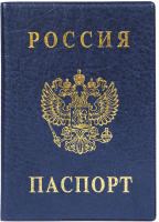 Обложка на паспорт DPS Россия / 2203.В-101 (синий) - 
