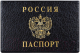 Миниатюра изображения товара Обложка на паспорт DPS Россия / 2203.Г-107 (черный)